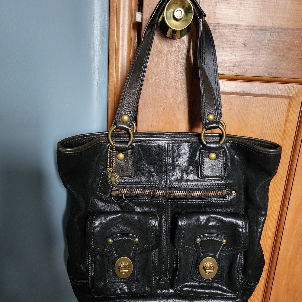 Coach Gigi Legacy Anniversary Tote 11131 Black